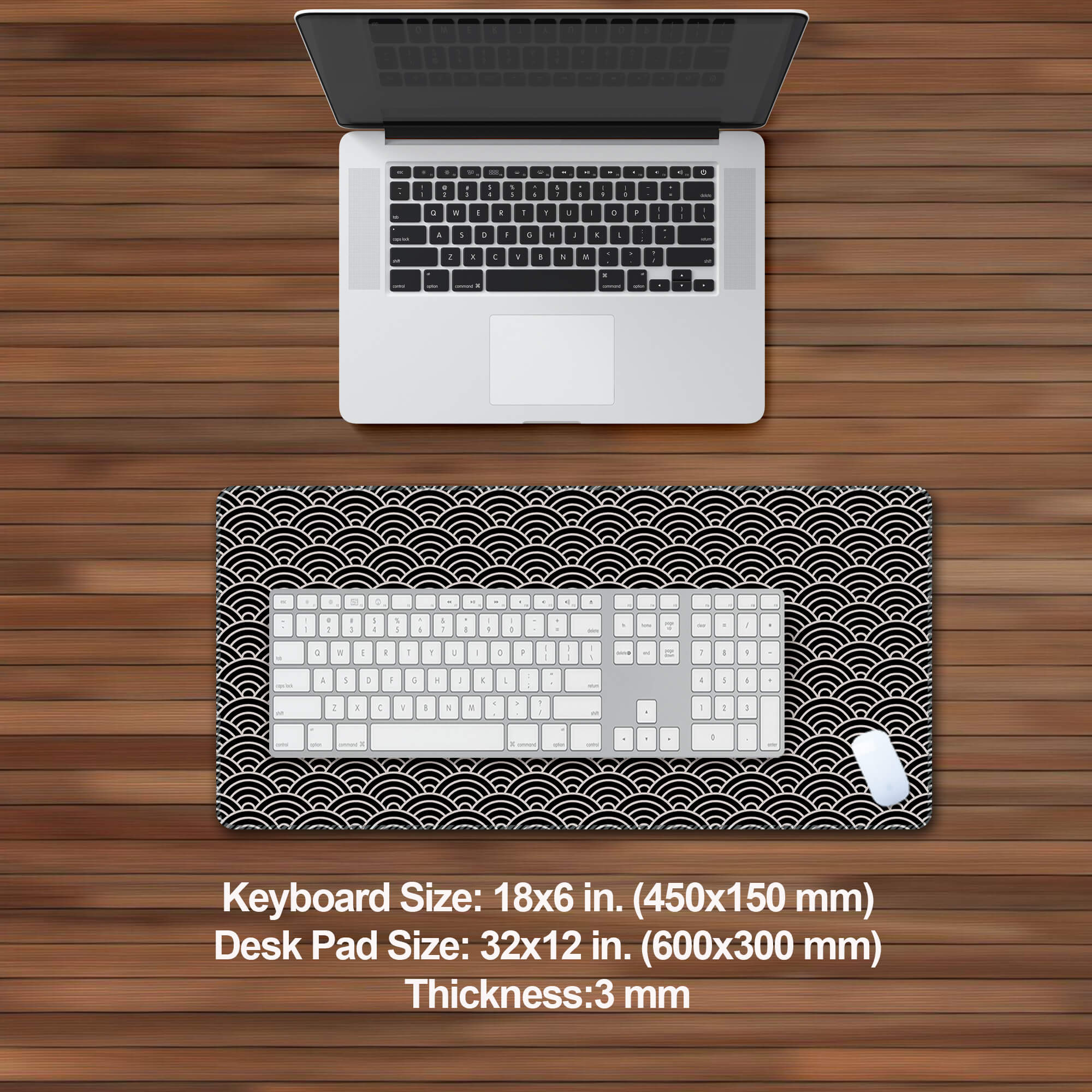 Japanese Qinghai Wave Desk Mat