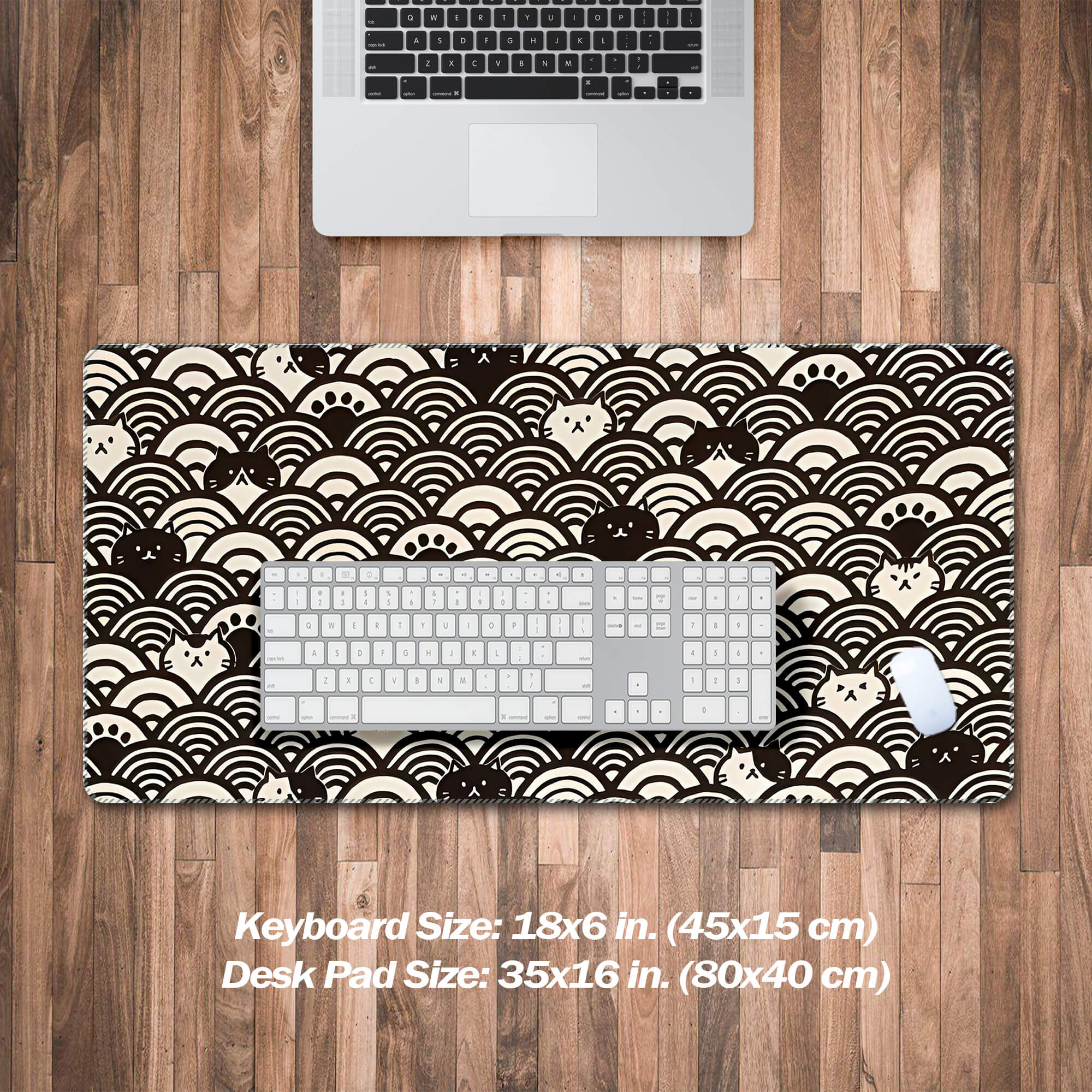 Cute Japanese Qinghai Wave Desk Mat