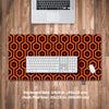 Shining Rug Pattern Desk Mat