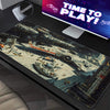 Retrowave Starships Gaming Mouse Pad Extended