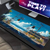 Aesthetic Anime Seaside & Tram Mouse pad XXL(2 Designs)