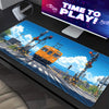 Aesthetic Anime Seaside & Tram Mouse pad XXL(2 Designs)