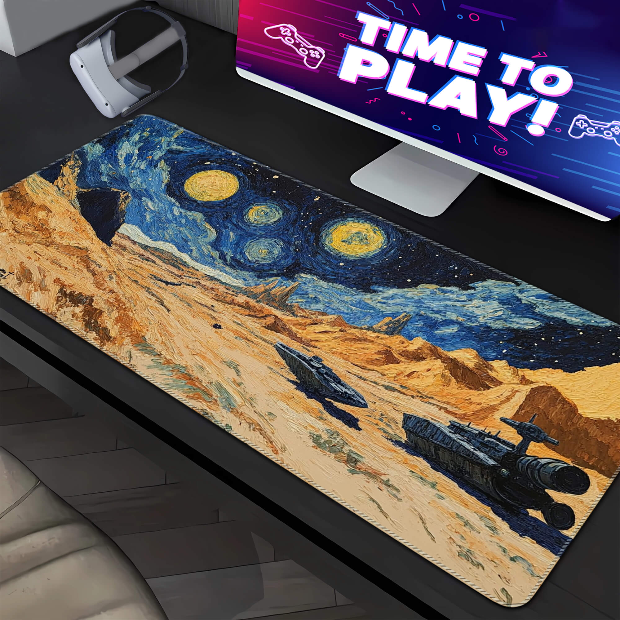 Star Wars & Star's Night Gaming Mouse Pad Extended (Copy)