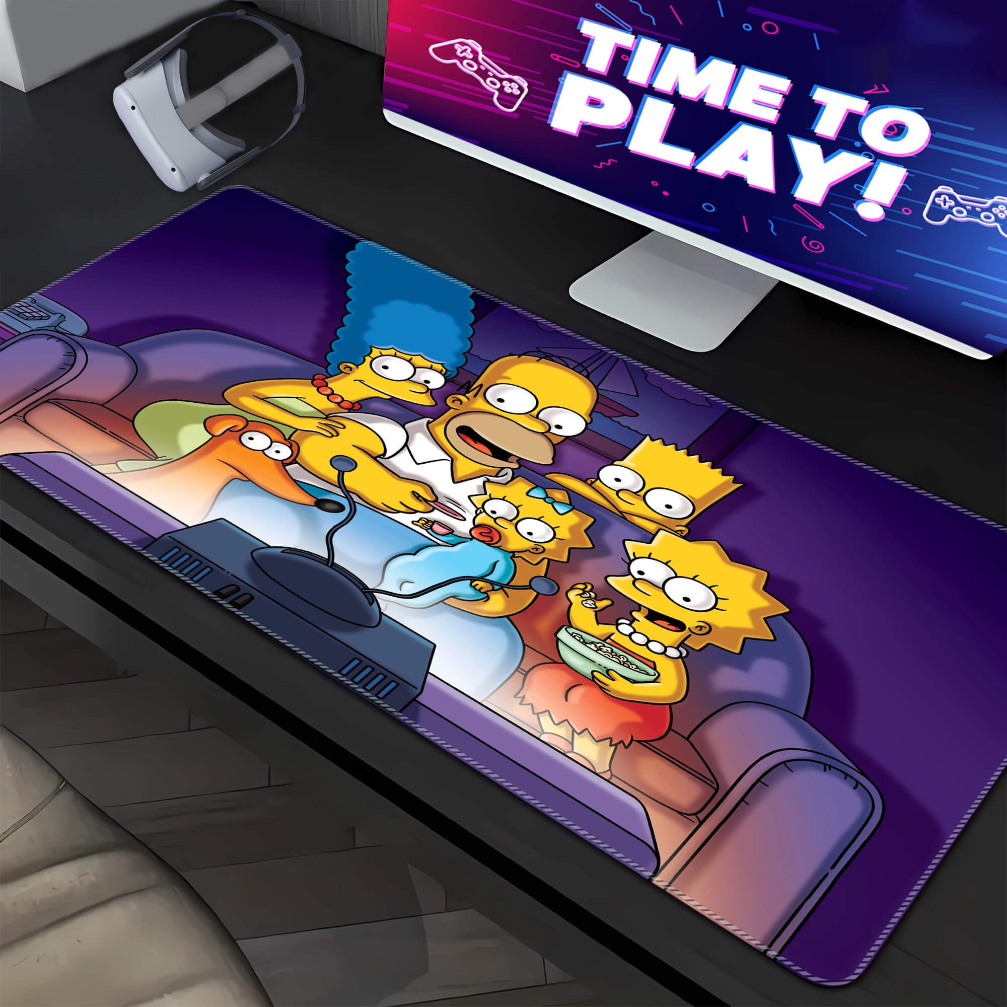 Simpsons Cute  Desk Pad Long