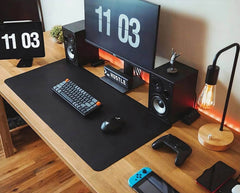 Leather & Cork Double Side Desk Mat (9 colors)