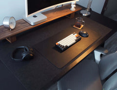 Leather & Cork Double Side Desk Mat (9 colors)