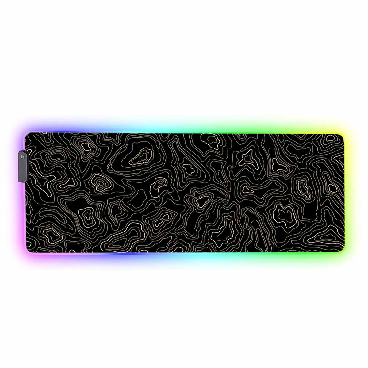 Abstract Lines RGB Gaming Mouse Pad (2 patterns)