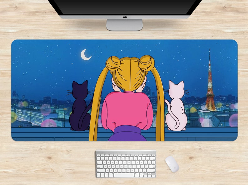 Retro Anime Sailor Moon Desk Mat(4 Colors)