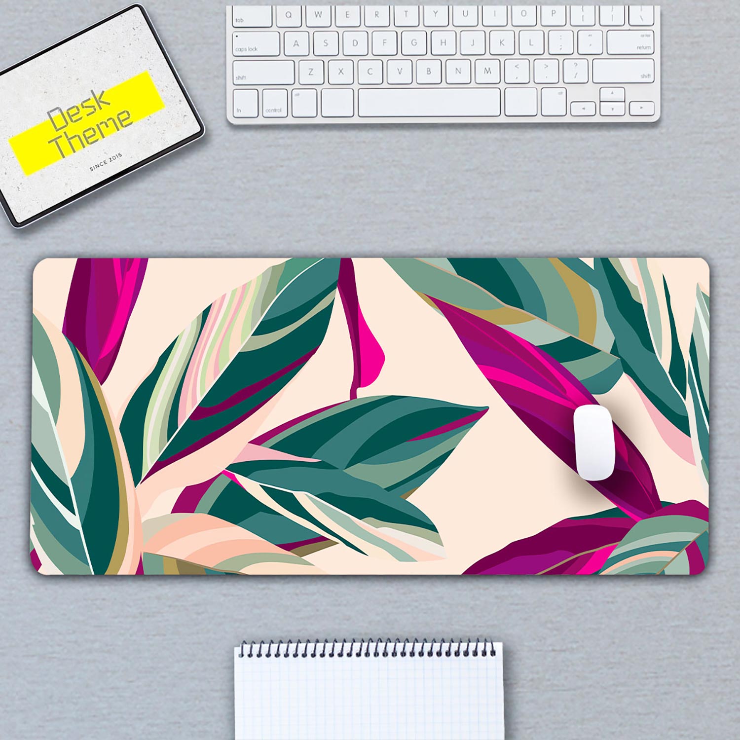 Tropical Leaves  Desk Pad