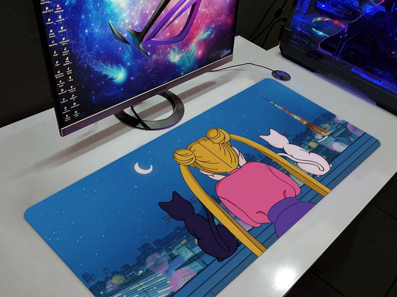 Retro Anime Sailor Moon Desk Mat(4 Colors)